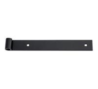 Penture noire à bout droit - 1200 x 40 mm - axe 16 mm - Percée - Torbel industrie