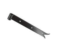 Penture queue de carpe fer de 39x4,5 mm époxy noir D.16 mm - TIRARD BURGAUD - 1PD92