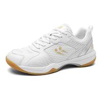 PENXZT Chaussure de Badminton Homme, Mode Chaussures de Squash Respirant Légères Mode et Sport pour Hommes Respirant Chaussurea de Running,C,44 EU