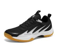 PENXZT Chaussures De Badminton pour Hommes Respirantes Légères Intérieur Antidérapantes Chaussures De Squash De Tennis pour Le Court,A,40 EU