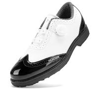 PENXZT Chaussures de Golf imperméables pour Hommes et Femmes, Baskets de Golf décontractées imperméables l'extérieur, à Lacets antidérapants, Toutes Saisons pour l'entraînement,B,44 EU