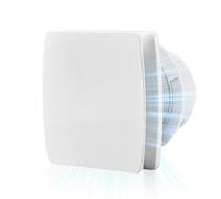 PENYUY Extracteur d'air silencieux et puissant de 100 mm avec minuterie, ventilateur de salle de bain avec clapet anti-refoulement, 95 m³/h, 12 W/34 dB pour salle de bain, cuisine, WC