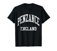 Penzance England Retro années 70 College Sports Style T-Shirt