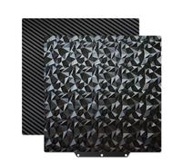 PEO PET Build Plate for Adventurer 5M/5M Pro/AD5X, double face Textured PEO PET Flexible Spring Steel Sheet Build Sheet Build Plate 235 x 235 mm pour Flashforge Adventurer 5M 3D Prininters Print Bed.