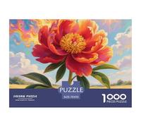Peony 1000 Piece Jigsaw Puzzle for Adults Educhational Games Stress Relief Puzzle Exercise The Memory of The Brain for Adults Gifts 70x50cm/1000pcs