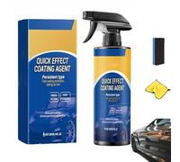 Peony Car Coating Spray - Quick Effect Coding Agent, 4 Oz/120 Ml Advanced Car Quick-Acting Coating Agent Spray, Scratch Wax Polish Waterless Wash, Shine & Protection (1pc)