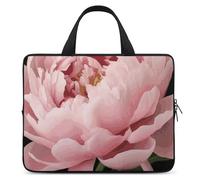 Peony Housse pour ordinateur portable ultra fine, légère et imperméable 10", matériau en néoprène durable, sac de protection portable avec dragonne