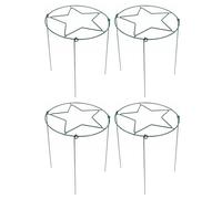 Peony Support,4-Piece Round Metal Rust Proof - 11.81x15.75 inches Flower Cages for Outdoor Plants,for Plant Flower Tomato Dahlia Hydrangea Indoor Backyard Orchard