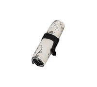 Peony Trousse à crayons en toile 12/24/36/48/72 trous pour trousse de maquillage, pochette de rangement, fournitures scolaires, organiseur de haute capacité pour boîte de bureau en bois pour femmes