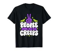 People Give Me The Creeps Funny Introverti Cute Halloween T-Shirt