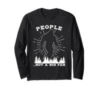 People ...Not A BIG Fan Funny Bigfoot Introvert Manche Longue