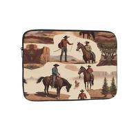 People of the Desert Sac portable pour ordinateur portable 12" - Parfait pour les affaires, les voyages, l'école, le bureau - Poche intérieure antichoc pour ordinateur portable