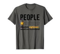 People One Star Absolute Nightmare Would Not Recommend T-Shirt