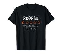 People One Star Avoid If Possible Dry Humour Social Struggles T-Shirt