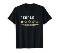 People One Star évite si Possible Le mème Antisocial Sarcastique T-Shirt
