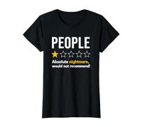 People One Star Rating Absolute Nightmare Graphic T-Shirt T-Shirt Graphique avec Valeur