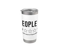 People One Star reviendrait si possible ne recommanderait pas Gobelet isotherme en acier inoxydable double paroi