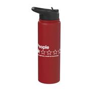 People, One Star, Total Nightmare, Would Not Recommend Funny Stainless Steel Insulated Water Bottle