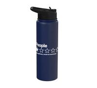 People, One Star, Total Nightmare, Would Not Recommend Funny Stainless Steel Insulated Water Bottle