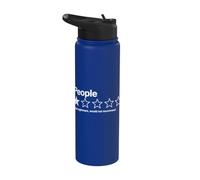 People, One Star, Total Nightmare, Would Not Recommend Funny Stainless Steel Insulated Water Bottle