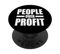 People Over Profit SOCIALISME sur CAPITALISME PopSockets PopGrip Adhésif