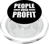 People Over Profit SOCIALISME sur CAPITALISME PopSockets PopGrip pour MagSafe