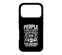 People Total Nightmare ne recommanderait Pas Le Raton Laveur Nope Coque pour iPhone 17 Pro