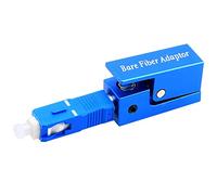 Peosaard Adaptateur de fibre carrée, adaptateur de fibre nue SC connecteur rapide optique à carrée pour support serveur panneau brassage FTTH CATV, connecteur optique