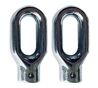 Peosaard Attache de Foret de manivelle auvent, Crochet de manivelle auvent rétractable 2PCS 1: 7 Aluminium Allaire Patio Pièces Autoter