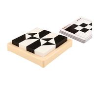 Peosaard Blocs de Puzzle, Puzzles de Blocs, Jeu en Plastique Construction cachés pour Enfants, Bloc d'entraînement à la pensée Spatiale 3D pour Enfants, Jeu Casse-tête pour