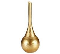 Peosaard Brosses et Supports de Toilettes, Brosse de Toilette dorée, Brosse et Support en Plastique 15 Pouces avec poignée antidérapante Confortable pour Salle Bain, Manche Long