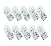 Peosaard Bulbes halogènes de 10pcs, ampoule 12V 5W T10, lumières blanches, lumières de cluster jauge non polarité pour le dôme, lumière la plaque d'immatriculation, tableau bord, clignotants, compteu