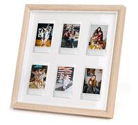 Peosaard Cadre Polaroid pour les photos, cadre photo Polaroid, cadres d'images en bois 11x11, support mural ou écran décoratif à la poussière décoratif pour décoration intérieure, image