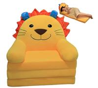 Peosaard Canapé-lit pour Enfants, 3 Couches lit pour Tout-Petit Animal Mignon, Chaise Pliante pour Enfants Amovible et Lavable pour extérieur intérieur, Chaise pour Tout-Petits