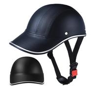 Peosaard Casque de Scooter, Casque de vélo, Casque de vélo de sécurité avec Sangle réglable, Casque de Scooter à l'épreuve du, Ski, Baseball, Casque de Patinage pour Adultes, Hommes, Femmes Noires