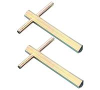 Peosaard Clé de goutte d'ascenseur, touche d'ascenseur 2pcs, porte triangulaire polyvalente de 3, 9 pouces long pour porte levage, triangle