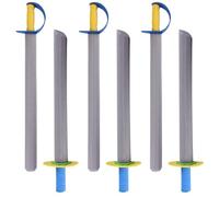 Peosaard Épée Jouet, 6 pièces épée en Mousse pour Enfants 21 Couteaux en Mousse EVA Jouet 2 Styles sûr Doux pour garçons Filles, poignée de Couleur aléatoire, épées pour Enfants