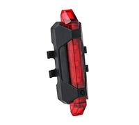 Peosaard Feu arrière de vélo USB, feu arrière de vélo LED Rechargeable par USB, étanche, Lampe d'avertissement sécurité Rouge, Lampe sécurité pour