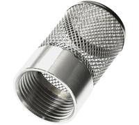 Peosaard Filtre de crépine d'entrée de Tuyau, passoire d'aspiration à Eau du Tuyau, Filtre de Tuyau d'eau en Acier Inoxydable Robuste pour Jardin, Irrigation, Aquarium et Filtre à Pompe à Eau / 25 mm
