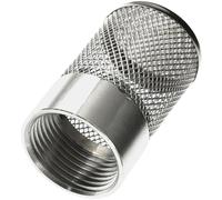 Peosaard Filtre de crépine d'entrée de Tuyau, passoire d'aspiration à Eau du Tuyau, Filtre de Tuyau d'eau en Acier Inoxydable Robuste pour Jardin, Irrigation, Aquarium et Filtre à Pompe à Eau / 36 mm