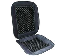 Peosaard Housse de siège d'auto perlée 1 Pack, Refroidissement, Gris, Ajustement, Coussin de siège d'auto