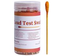 Peosaard Kit d'essai de Plomb, kit de Test Peinture en Plomb, tampons Test 30 pcs, Tests Rapides entraîne 30 Secondes, pour la Vaisselle Bijoux Bijoux en métal en Bois céramique, détection