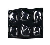 Peosaard Moules à Galets en Plastique, Moule à Pierres d'étape, Galets décoratifs, Moule béton, allée de Jardin en Plastique, Jouet en Ciment, décoration de Jardin, Faire soi-même