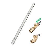 Peosaard Nettoyeur de radiateur, Baguette de Nettoyage radiateur 23, 6 Pouces Clean en Acier Inoxydable Wand avec Tuyau à air