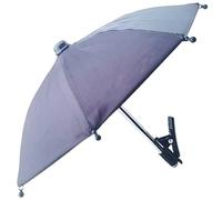 Peosaard Parapluie de téléphone, ombre de Soleils parapluie de téléphone portable, parapluie de support de téléphone à aspiration réglable avec clip pour Voyagesr, vacances - noir