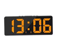 Peosaard Petit réveil numérique, horloges de Bureau de Chevet électrique avec Port de Charge USB, Grands Grands numéros affichés avec Gradation de luminosité pour la Table de Nuit, Bureau