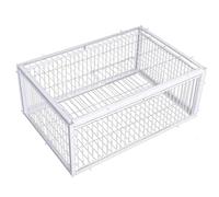 Peosaard Piège à Lapin, piège à Oiseaux avec Conception Anti-évasion, Cage Pigeons en Fer, Patio extérieur, Jardin, Ferme, entrepôt sans cruauté pour Pigeon, Moineau, Souris, Lapin, Poulet, Cage