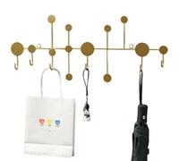 Peosaard Rack de manteau mural, support de support en or, 22, 6 pouces longue