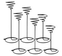 Peosaard Supports pour Plantes à air, 6 Paquets de Supports pour Plantes à air, 3 Tailles de pour vivantes, Support en Fil Fer, étagères pour Exposer Petites, Bureau Domicile