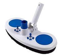 Peosaard Tête d'aspirateur de Piscine, Brosse de Nettoyage Piscine, tête d'aspiration avec Poils en Nylon, raccord Tuyau pivotant pour éliminer Les débris, Nettoyer Les sols 13 Pouces, Aspiration